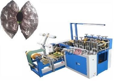 Home Daily Use Plastic Shoes Cover Making Machine With Non Woven Joints